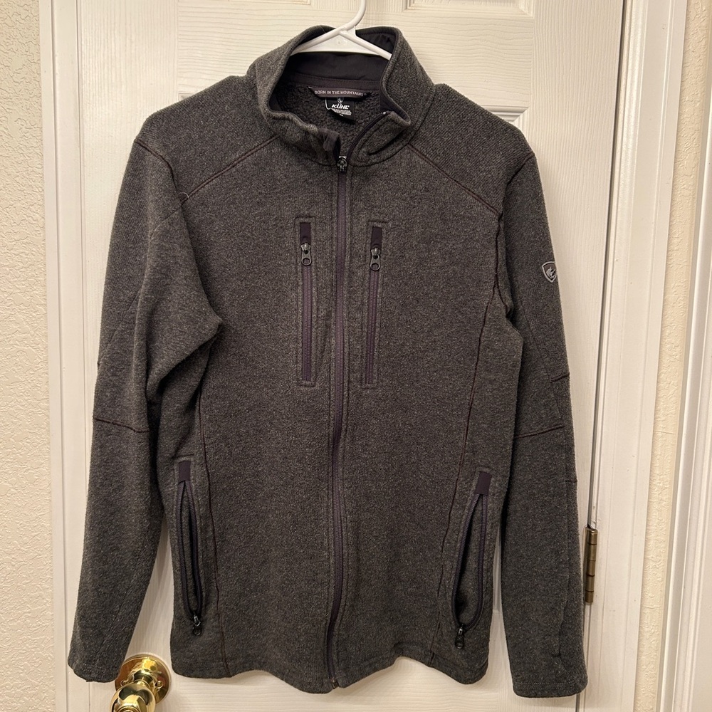 Kuhl Men's Dark Gray Full-Zip Softshell Jacket